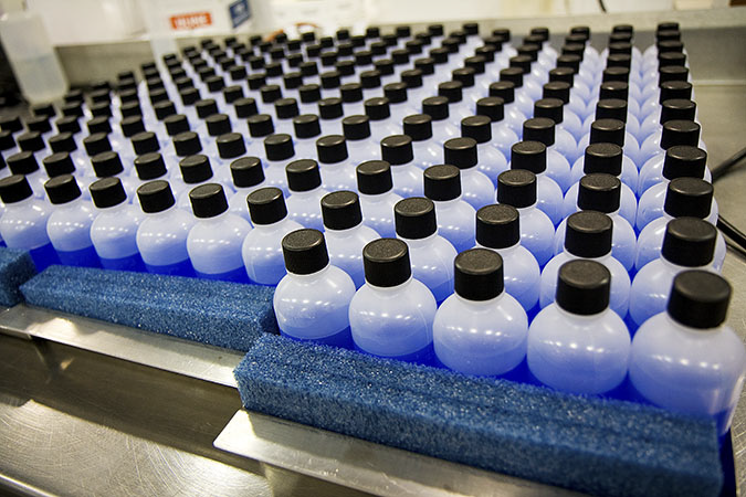 Image of a chemical manufacturing process.