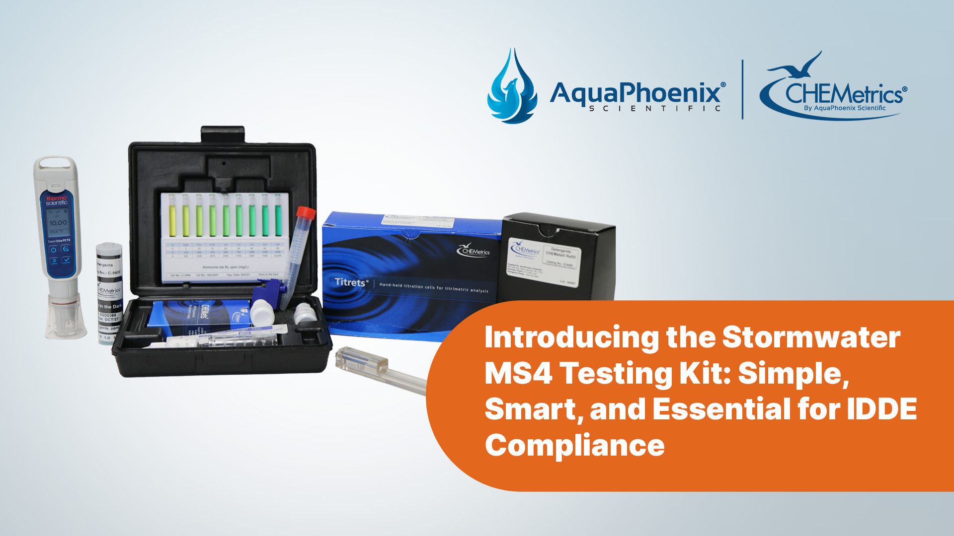Introducing the Stormwater MS4 Testing Kit: Simple, Smart, and Essential for IDDE Compliance