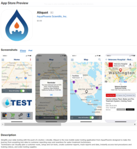 App Store preview of the Aliquote app