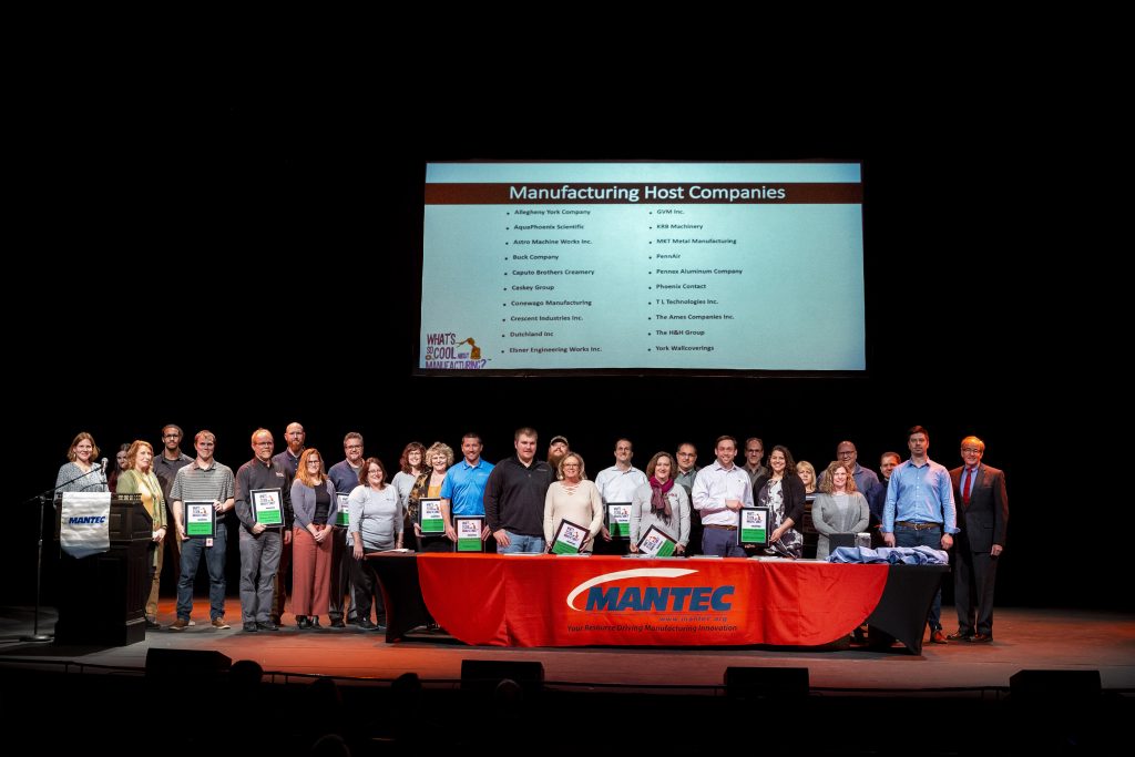 middle school student participants of the 2019 What's So Cool About Manufacturing? contest